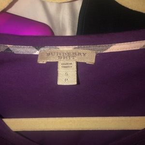 Burberry long sleeve shirt with print on sleeve